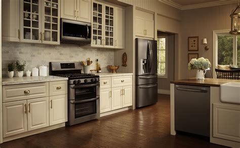 cabinets color that go with stainless steel appliances|best stainless steel cabinet colors.